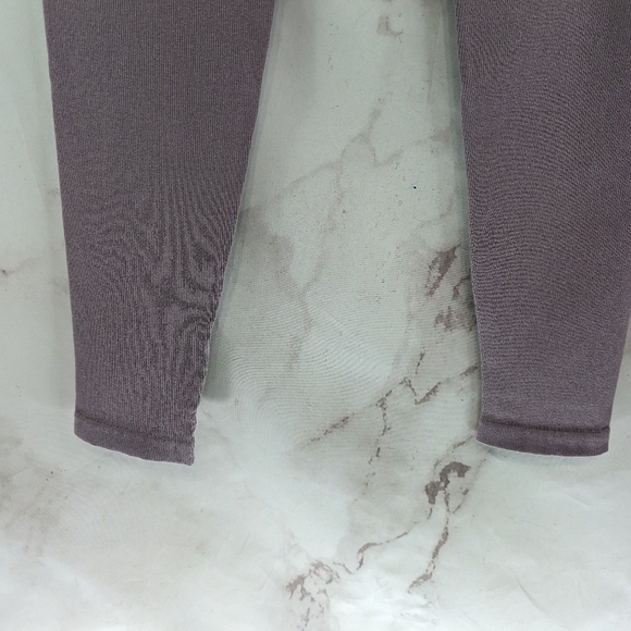 Everlane Leggings Womens Purple The Seamless Rib Full Length High Rise - Picture 9 of 13